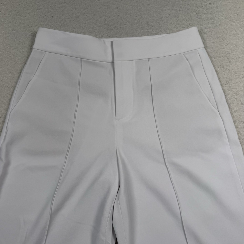 Alice + Olivia White Wide-Leg Trousers - Picture 5 of 13